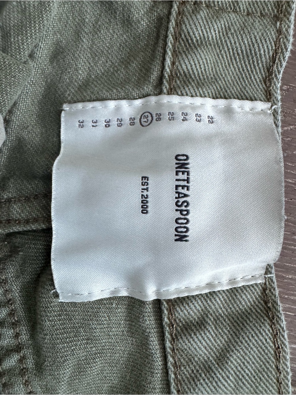 One Teaspoon Olive Green Jean Shorts - Bandits